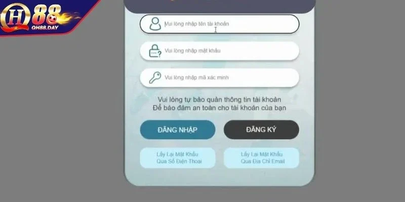 Quy trình đăng nhập tài khoản QH88 an toàn cho người mới 