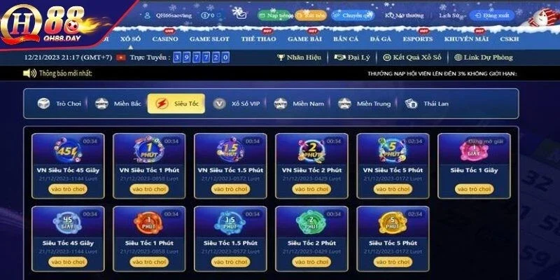 Tổng quan về nền tảng xổ số QH88